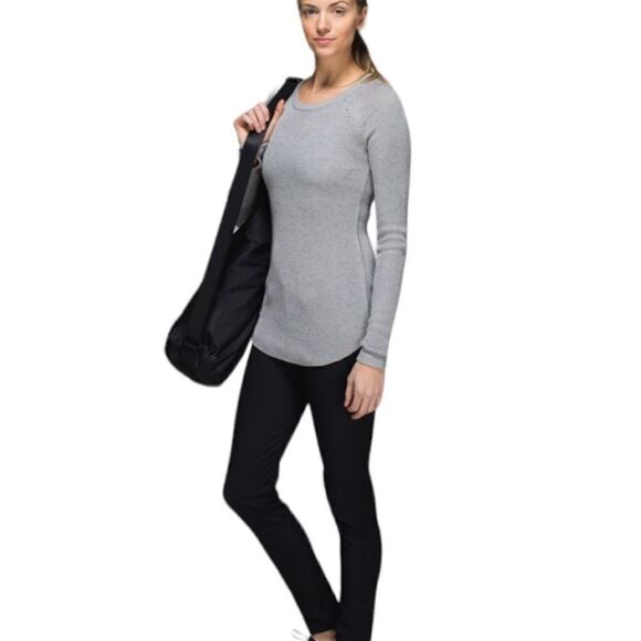 Lululemon Cabin Yogi Sweater Heather Grey - Picture 1 of 11